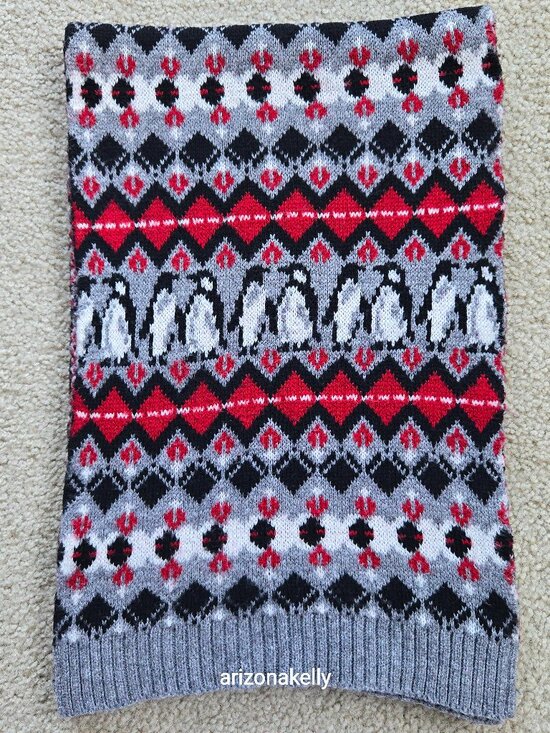 Vera Bradley Accessories - Vera Bradley Fair Isle Penguin Scarf Birds